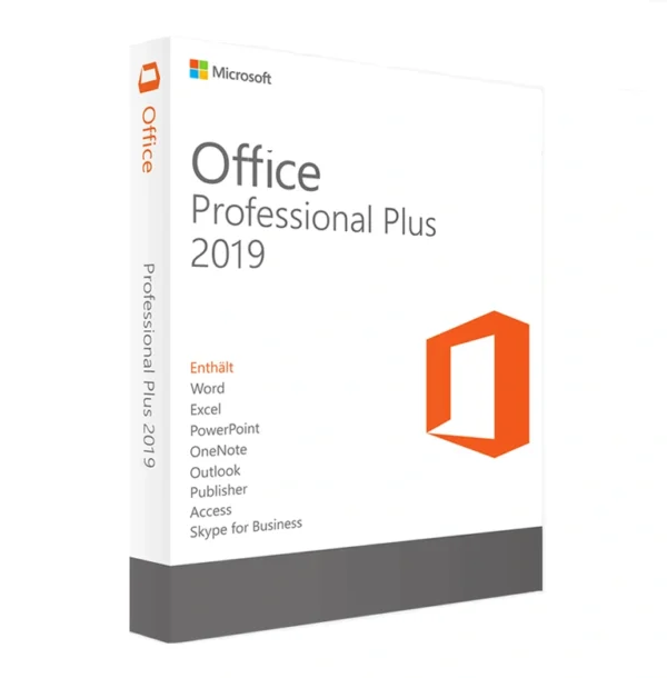 Microsoft Office 2019 Professional Plus Retail Online Key – Genuine Lifetime License (5 PCs)