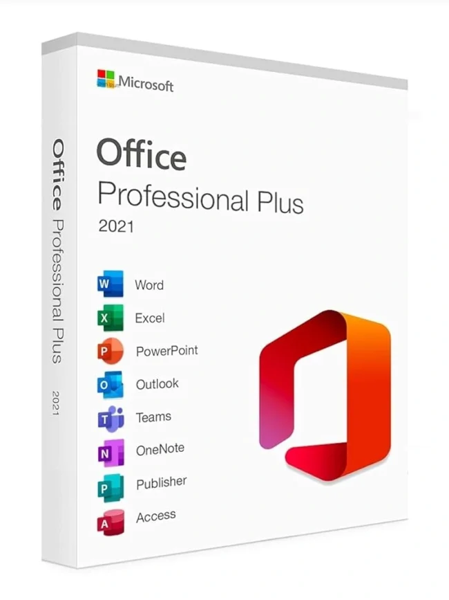 Microsoft Office 2021 Professional Plus Retail Key – 5 PCs (Windows, Lifetime License)